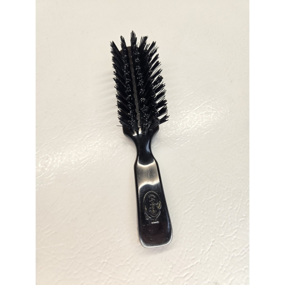 Vintage Goody Small Hair Brush Black Nylon Bristles Travel Made USA